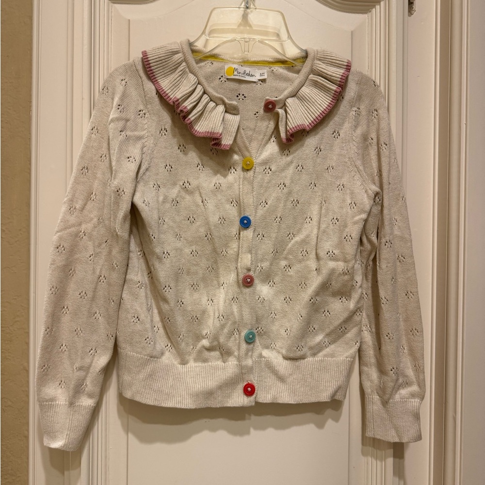 Mini Boden Cream Knit Sweater